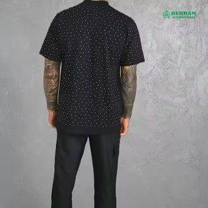 T-shirt Homme Col Rond 100% Coton Écologique Anti-boulochage 250-270 GSM, Coupe Oversize, Qualité Supérieure, Logo Personnalisé - Product Image 2