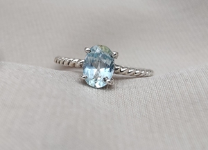 แหวนพลอยอเมทิสต์สีเขียวเงินสเตอร์ลิงวงแหวนเหลี่ยมเพชรพลอยธรรมชาติทำด้วยมือ925ขายส่ง - Product Image 4