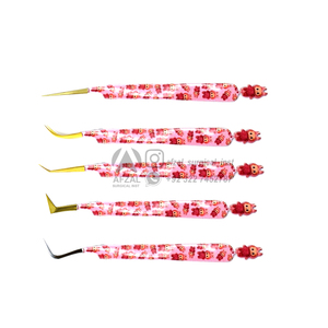 Offre Spéciale pince à épiler papillon de qualité supérieure pour extensions de cils en acier inoxydable avec logo outils de beauté ASI durables - Product Image 2