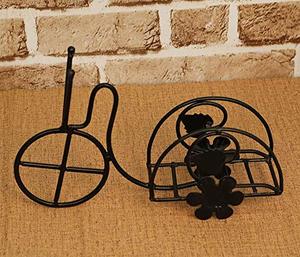 <b>Matte</b> Black Vintage Unique Design Napkin Holder <b>Table</b> Decor Accessory for Kitchen Restaurant Hotel or Office - Product Image 2