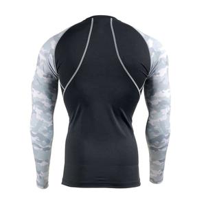 Haute exigence personnalisée pleine Sublimation athlétique Rash Guard à manches longues Compression Fit Polyester Spandex Rash Guards en vente - Product Image 4