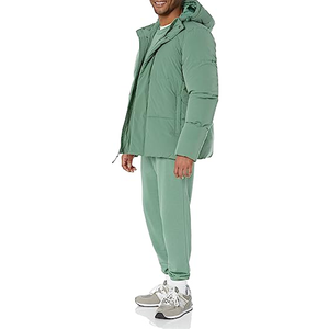 High Quality Winter Puffer <b>Jacket</b> for Men Hip Hop Style <b>Long</b> Sleeves Comfortable Canvas <b>Waterproof</b> Windproof - Product Image 4