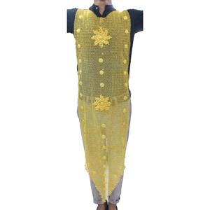 สร้อยคอพร้อมต่างหูชุดเครื่องประดับทองเหลืองแท้ UAE Dubai สร้อยคอดีไซน์ชุดเครื่องประดับ - Product Image 2