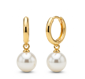 Boucles d'oreilles en perles d'eau douce en argent Sterling 925 de qualité supérieure - Product Image 5