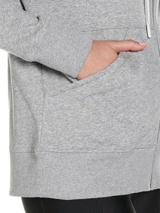 Sudadera con capucha y cremallera completa de lana para mujer, sudaderas de manga larga con cordón, ropa con bolsillo, stock al por mayor disponible - Product Image 5