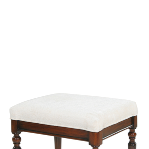 Classical Solid <b>Wood</b> Upholstered Stool Bedroom Furniture Vanity Ottoman <b>Chair</b> for Home Villa and Hotel Use - Product Image 3