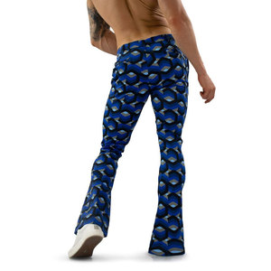 OEM 2026 Pantalon évasé imprimé pour homme, qualité supérieure, personnalisé, respirant, 100% coton, de marque, coupe décontractée, jambe évasée, taille haute - Product Image 2