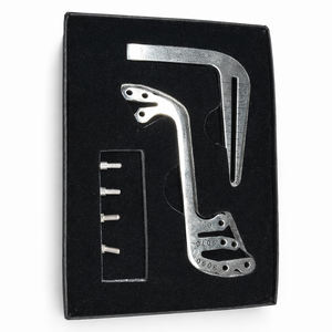 Jauge de hauteur pour brackets orthodontiques dentaires, manuelle, en acier inoxydable, réglable, localisateur mobile, instrument de mesure de précision - Product Image 2