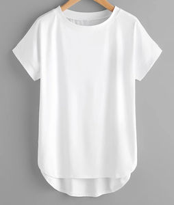 New <b>womens</b> basic t <b>shirts</b> with round hems short sleeves and cotton curves that are customizable for <b>womens</b> <b>shirt</b> short sleeved - Product Image 5