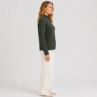 Pulls tendance en maille torsadée à manches longues en fil métallique pour filles – Nouveautés et Ventes Flash