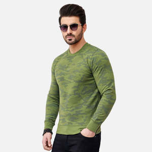 Alta calidad ODM Unisex polar logotipo personalizado algodón peso pesado cuello redondo sudadera hombres - Product Image 3