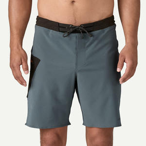 Custom Casual Mid Waist Elastic Polyester Beach <b>Shorts</b> for <b>Men</b> Surfing Swimwear with Back Pocket Eco-Friendly Quick Dry <b>Pattern</b> - Product Image 5