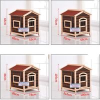 Best-seller Maison pour petit chien portable et pliable Maison pour chien en bois grande pour outil de dressage fabriquée au Vietnam