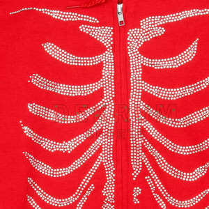 Sudaderas con Pedrería de Marca Privada, Ligeras y Cómodas, Nuevo Diseño de Invierno, Hechas a Medida, Transpirables, de Algodón Sólido - Product Image 5