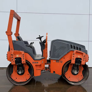 Rodillo Compactador de Asfalto de Doble Tambor con Accionamiento Hidráulico, Motor Perkins y Bomba Parker, Sistema de Vibración Potente - Listo para Enviar - Product Image 1