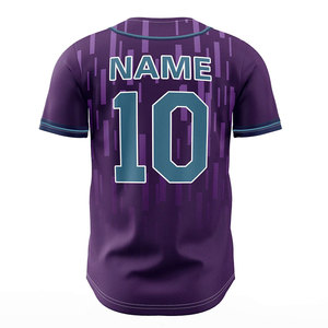 Jersey de béisbol y sóftbol transpirable personalizable de alta calidad para hombres Jersey de tendencia superior para ropa deportiva - Product Image 3