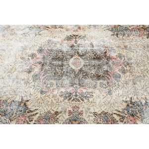 5.4x9.6 ft Large Turkish Rug, Vintage Rug, <b>Brown</b> Pink Floral <b>Wool</b> Rug - Product Image 5
