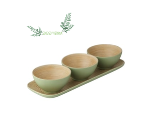 Biodégradable avec bol à fruits en bambou filé écologique/bol et cuillère en bambou de haute qualité et personnalisé d'Eco2go Vietnam - Product Image 3