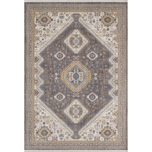 Turkish Luxury Machine Made Carpet Cream Black II Premium Living Room Area from Gaziantep Manufacturer - Product Image 1