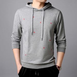 Sweat-shirt de sport à fermeture éclair complète pour hommes veste à capuche fitness pour l'entraînement d'automne manteau respirant à séchage rapide manches longues - Product Image 5