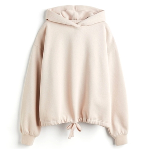 Nouveau Style surdimensionné Crop Hoodie femmes Logo personnalisé à manches longues haut sweats en coton éponge 3D dernière conception à capuche à long cou - Product Image 4