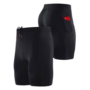 Shorts de sport à séchage rapide avec poches pour hommes Compression Gym Sport Serrage personnalisé Logo bas Serrage Shorts de course pour hommes - Product Image 3