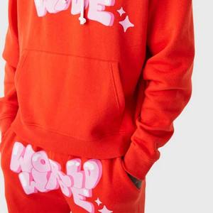 Camiseta de manga corta a prueba de viento con logotipo personalizado 100% algodón para hombre, pantalones acampanados reversibles, para entrenamiento de invierno - Product Image 5