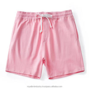 Hot Sale 2025 Premium Quality <b>Men's</b> Mid Waist Gym <b>Pink</b> <b>Shorts</b> Casual Style and Anti-Wrinkle Solid Color with Custom Logo <b>Shorts</b> - Product Image 6