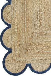 Tapis en jute, tapis en jute à boucles, tapis tressé, imperméable, écologique, antidérapant, lavable en machine, pour la maison, le bar, l'exercice, pour les musulmans - Product Image 2