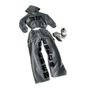 Conjunto de chándal de 2 piezas de nuevo diseño para hombre y mujer de alta calidad a precio de venta al por mayor - Product Image 1