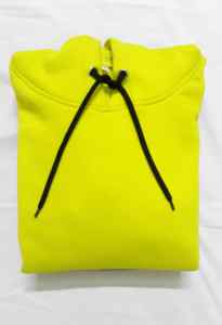 จัมเปอร์นิรภัยสีเหลืองเรืองแสงมีฮู้ดสำหรับสภาพแวดล้อมการทำงานที่มองเห็นได้ชัดเจนปรับแต่งได้ - Product Image 3