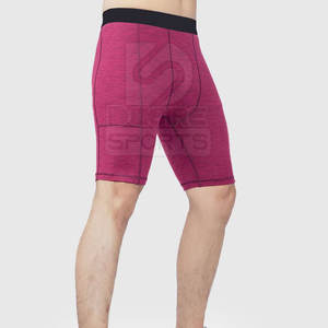 Shorts de compression pour hommes de haute qualité fabriqués au Pakistan, taille élastique, tissu en toile solide, marque privée - Product Image 4