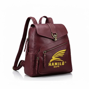 Sac à dos pour ordinateur portable en cuir PU imperméable de haute qualité à prix avantageux, vente en gros d'usine, logo personnalisé, sac à dos d'affaires, sac à dos d'école - Product Image 6