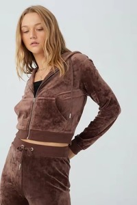 Survêtement en molleton pour femme entièrement personnalisé, hiver, 100% coton, à capuche, respirant, grande taille, streetwear adulte, 2026 - Product Image 4