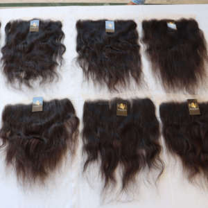 Cabello humano virgen sin procesar, encaje Frontal, Natural y transparente, venta al por mayor - Product Image 2