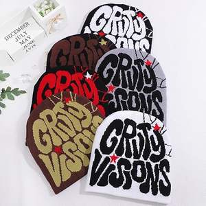 Gorro de punto de tendencia, gorros con logotipo personalizado, gorros de calavera de punto al por mayor, proveedor de bordado de invierno cálido y barato - Product Image 4