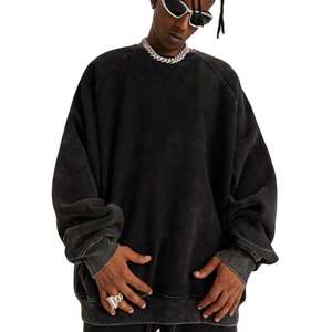 Sweat-shirts d'hiver pour hommes de qualité supérieure, personnalisés, style streetwear, effet délavé, 100% coton, impression numérique, 2 pièces - Product Image 1