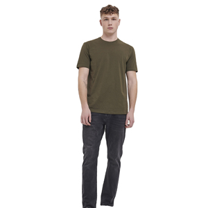 T-shirt personnalisé à col rond et à manches courtes pour hommes de haute qualité 100% coton respirant et léger coupe décontractée imprimé anti-rides - Product Image 6