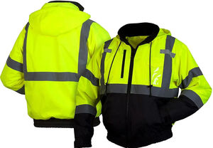 Chaquetas de Trabajo de Alta Visibilidad con Logotipo Personalizado, Chaquetas de Seguridad de Invierno de Alta Visibilidad, Chaquetas de Seguridad Reflectantes, Chaqueta Acolchada Reflectante - Product Image 6