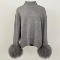 Pull en tricot sans couture de haute qualité pour femme, style décontracté, col en V uni, 100 % laine, séchage rapide, respirant, automne
