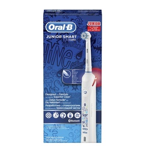 Brosse à dents électrique ORAL-B Junior Smart (6 + ans) D601.513.3 Sensi Ultrathin type 3767 Blanc - Product Image 4