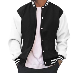 Chaquetas Varsity Personalizadas al por Mayor con Logotipo para Hombre, Chaqueta Varsity Unisex Estilo Universitario para Hombre y Mujer, Talla Grande, Impermeable - Product Image 1