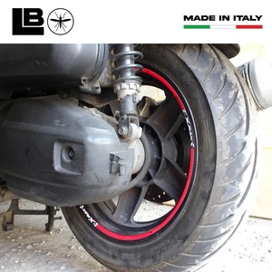 Strisce Adesive Personalizzate per Decorazione Cerchioni Scooter YAMAHA X MAX 125-250-300 - Product Image 3