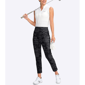 Pantalon de golf d'hiver décontracté à cordon de serrage pour femmes Dernière conception de toile Style avant plat en gros au prix - Product Image 6