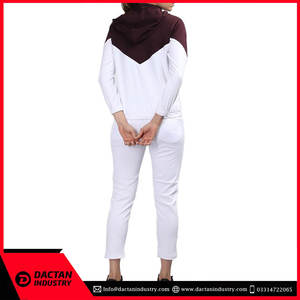 ชุดวอร์มสำหรับผู้หญิงผ้าฝ้ายสีพื้นชุด100% ชุดวอร์มฤดูหนาวของผู้ผลิตปากีสถาน - Product Image 2