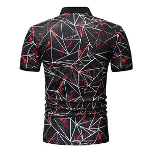 Camiseta Polo sublimación hecha en fábrica para hombre con cuello elegante diseño de manga corta hecho para looks casuales y de calle - Product Image 3