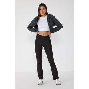 Leggings Deportivos Casuales con Bolsillo Lateral, para Todas las Temporadas, Cintura Media, Material Chifón, 100% Poliéster, Pantalones de Yoga - Product Image 2