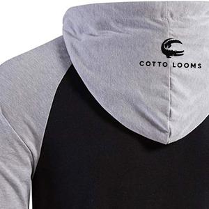 เสื้อฮู้ดผู้ชายสีทึบระบายอากาศ - Product Image 4