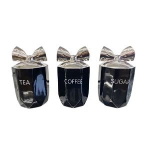 Stainless Steel Kitchen <b>Canisters</b> Set with Metal Lids Coffee Sugar <b>Tea</b> Flour Storage Containers Farmhouse Kitchen Usage - Product Image 4