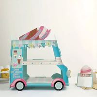 Vendita al dettaglio personalizzato POS espositore in carta portatile Mini cartone ondulato in cartone per dolci caramelle Mini Pallet Display